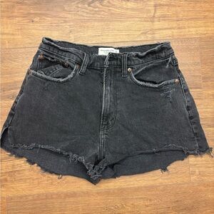 Abercrombie & Fitch Black Jean Shorts